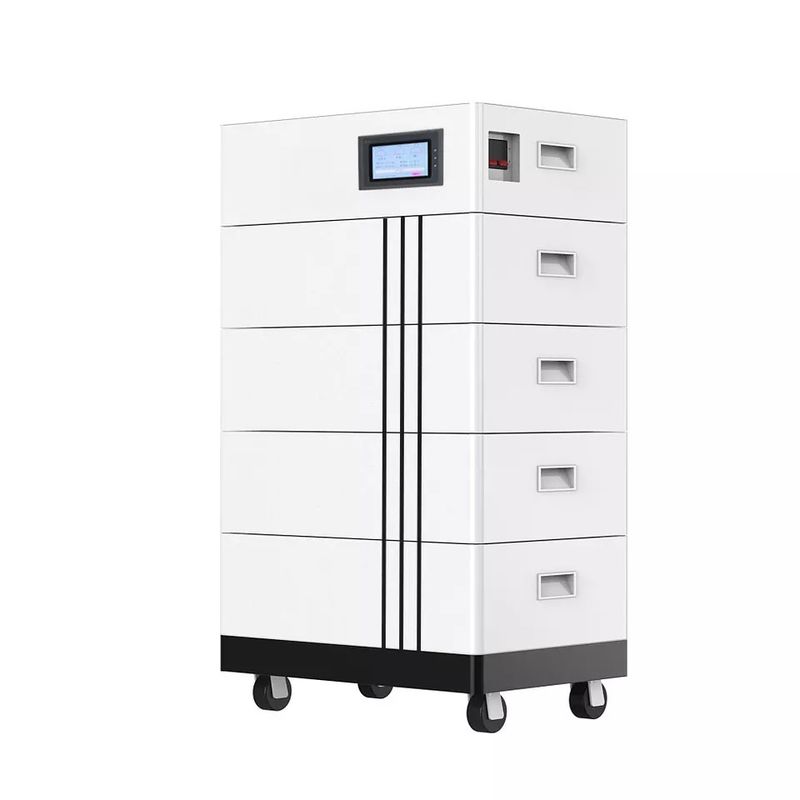 paquete híbrido de alto voltaje de la batería 100Ah del hogar de 51.2v 200ah