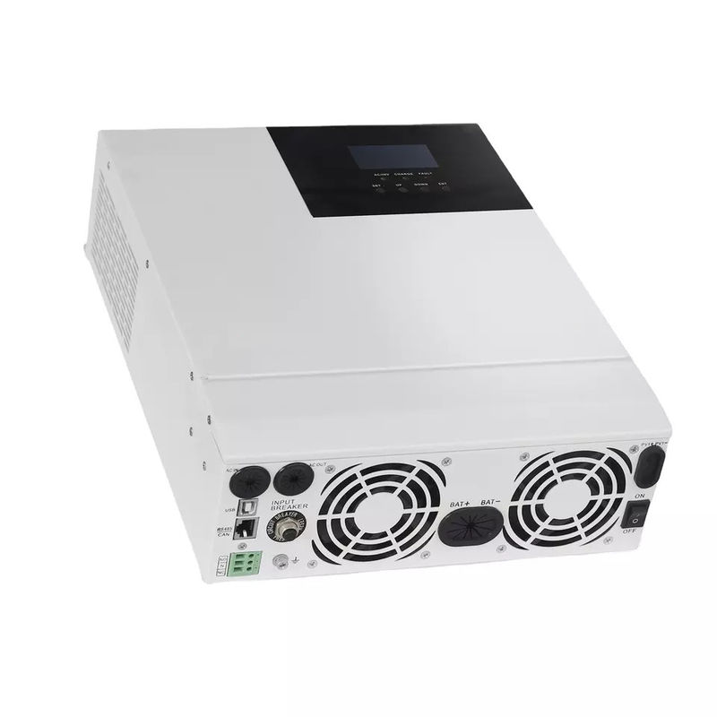 Onda sinusoidal pura en apagado el inversor híbrido 48v 5kva de la rejilla para la Sistema Solar