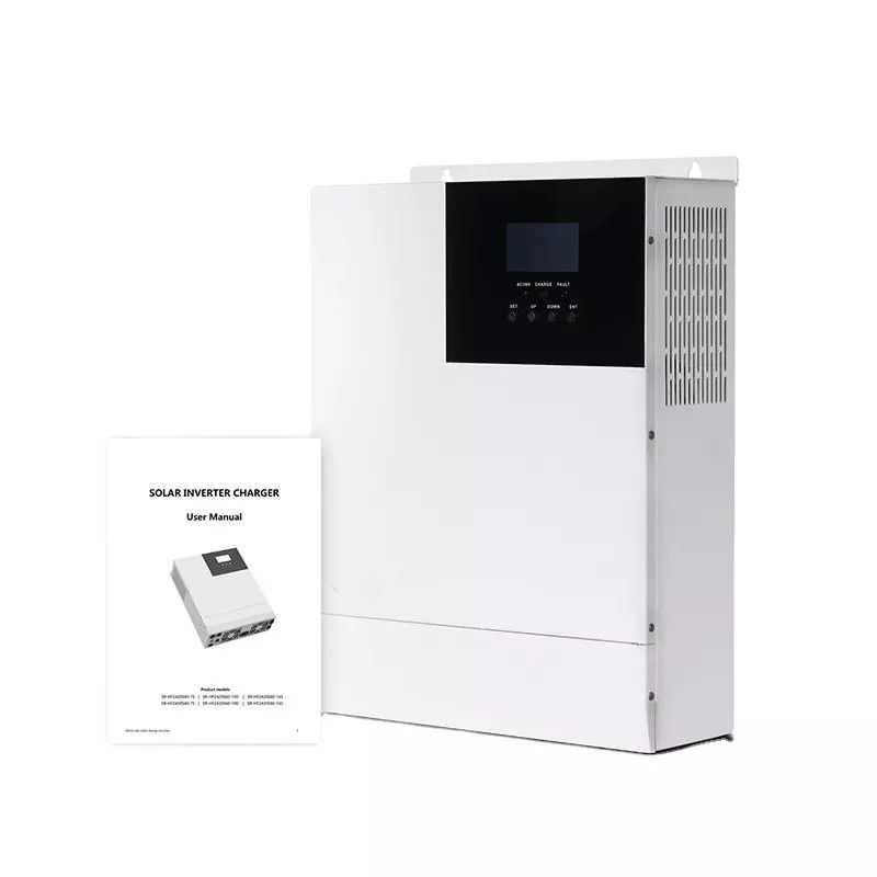Onda sinusoidal pura en apagado el inversor híbrido 48v 5kva de la rejilla para la Sistema Solar