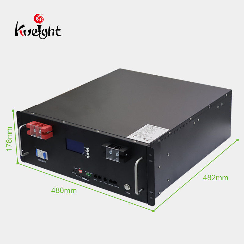 batería solar del módulo de batería de litio de 4U 5U 48v 100ah Lifepo4 para el sitio de los datos de la red