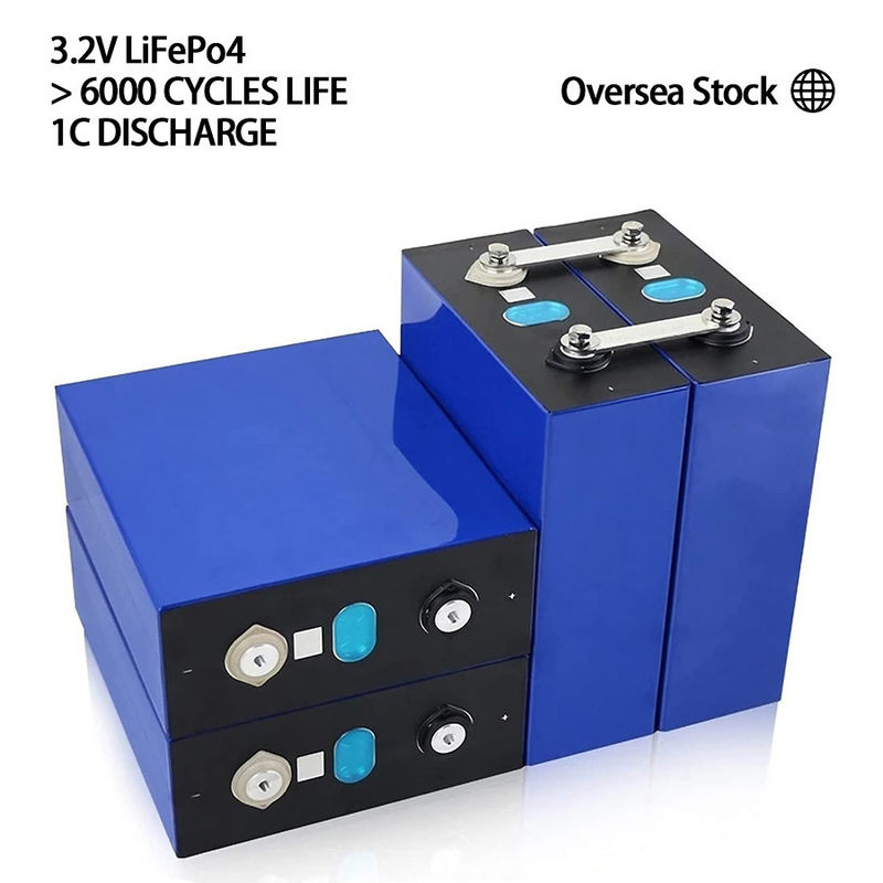 Almacenamiento solar de las células de las células 105ah 3.2v Lifepo4 280ah de Ion Prismatic Lifepo 4 del litio