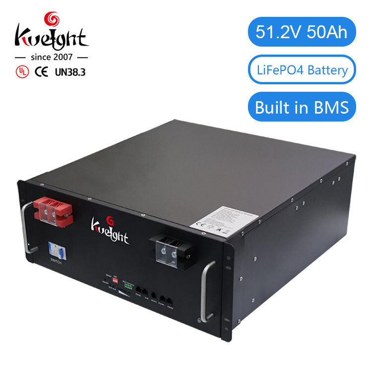 Batería del hierro del litio de BMS Original 51.2v 50ah Lifepo4 para el sistema casero del almacenamiento de energía