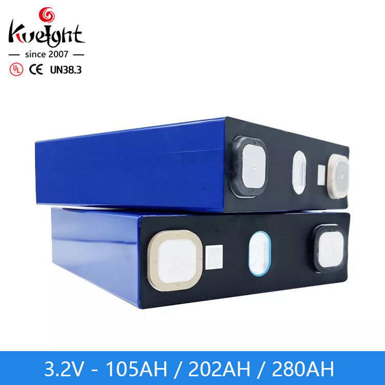 Almacenamiento solar de las células de las células 105ah 3.2v Lifepo4 280ah de Ion Prismatic Lifepo 4 del litio